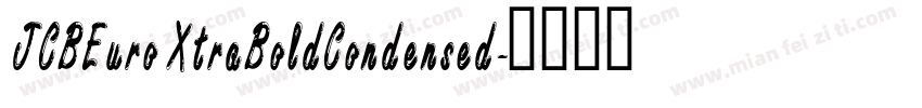 JCBEuro XtraBoldCondensed字体转换